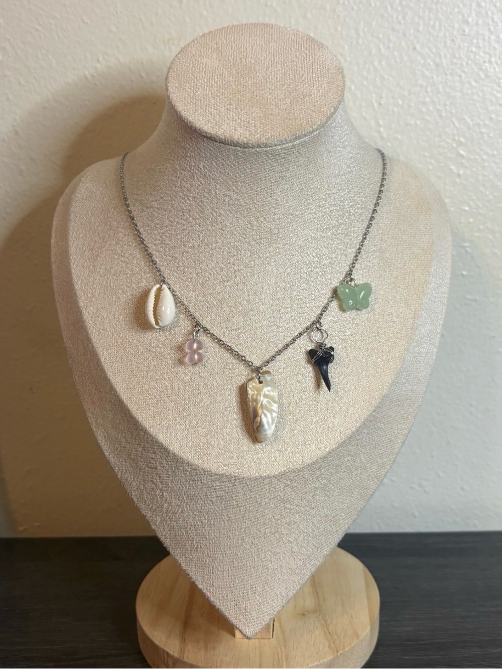 Handmade Silver Beachy Charm Necklace | Waterproof & Tarnish Resistant